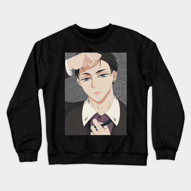 Daisuke Kambe Fanart Crewneck Sweatshirt by hanoung